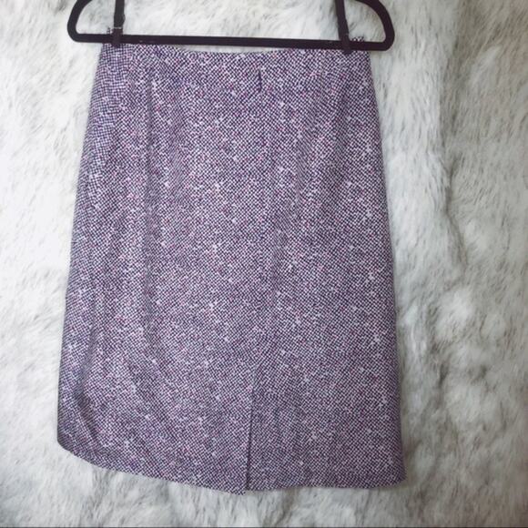 Kenneth Cole Reaction 100% silk checkered skirt - Picture 6 of 8